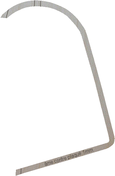 Bord de fuite en CTP de 1mm