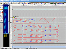 Capture d'cran de Ninos, logiciel pilotant la fraiseuse