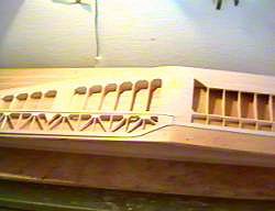 L'aile sur son chantier en forme